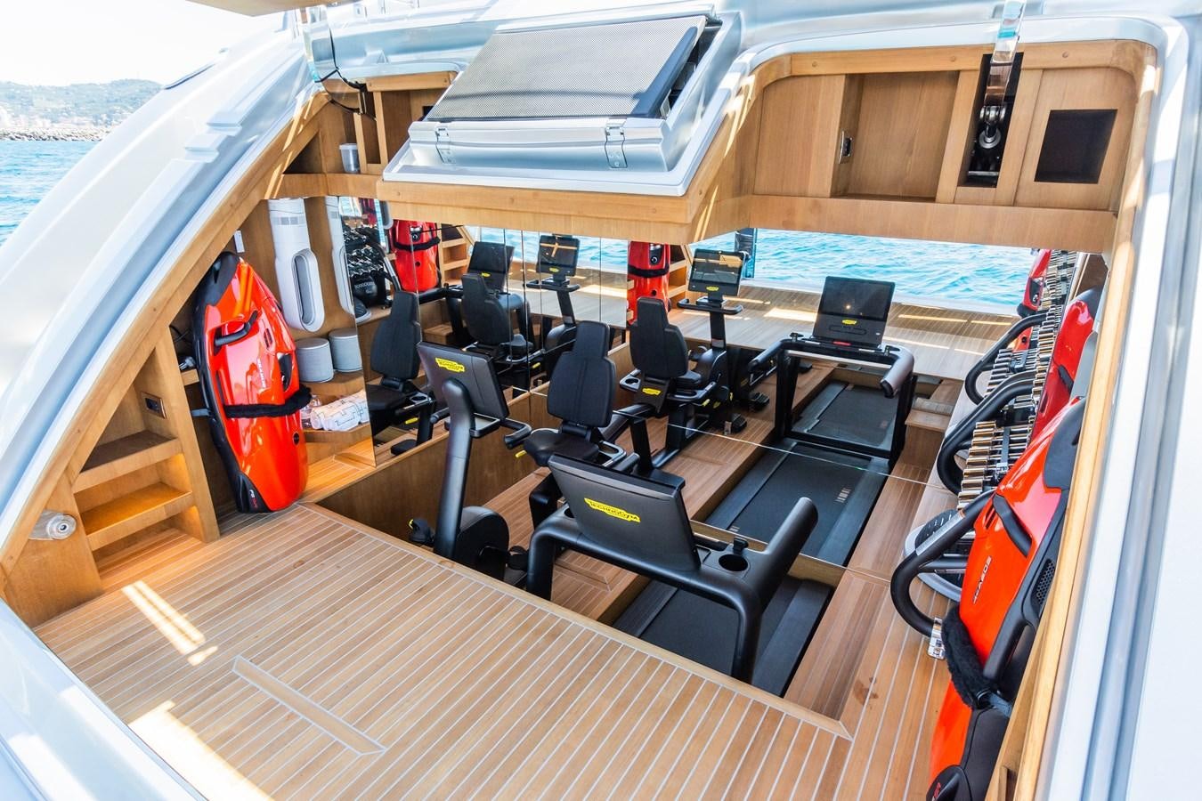 inside of a boat aboard SILVER WIND Yacht for Sale