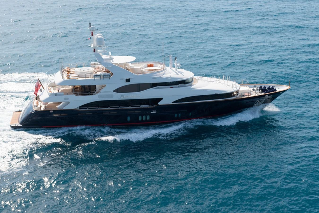 a boat on the water aboard BLUE VISION Yacht for Sale