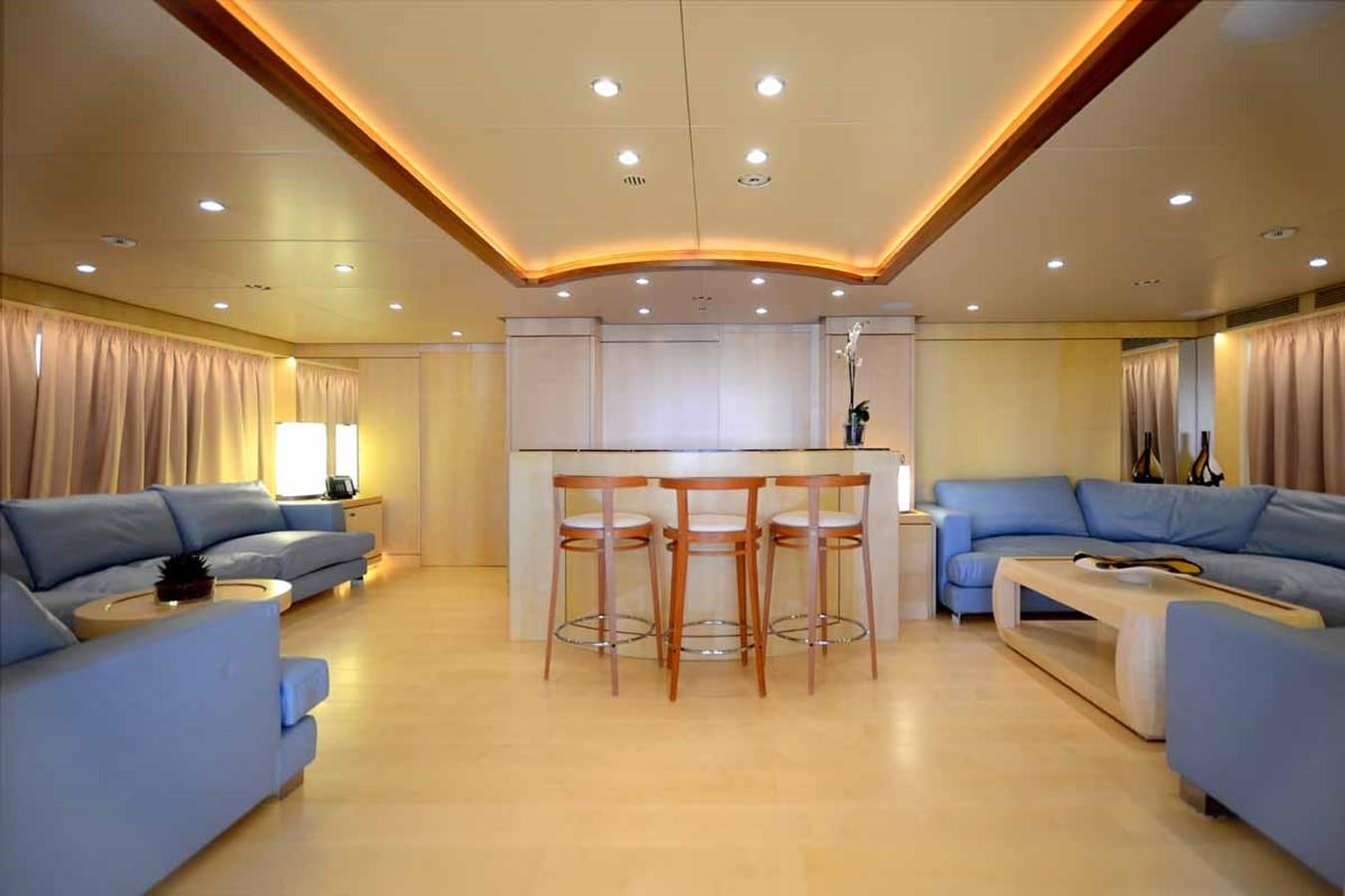a large kitchen and dining room aboard BLUE VISION Yacht for Sale