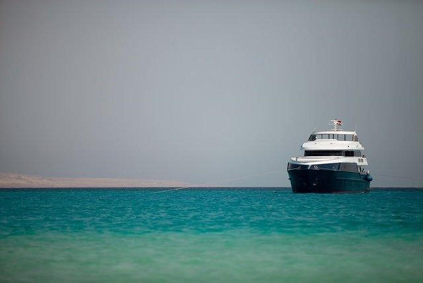 a boat in the water aboard SCUBA SCENE Yacht for Sale
