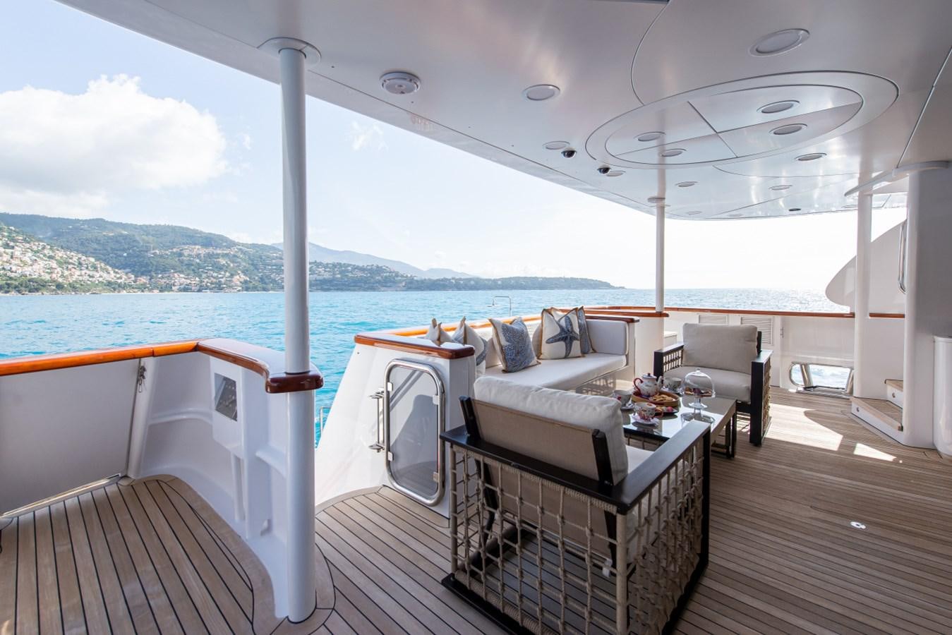 a boat on the water aboard BINA Yacht for Sale