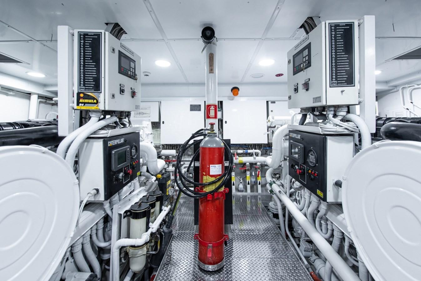a room with machines and equipment aboard BINA Yacht for Sale