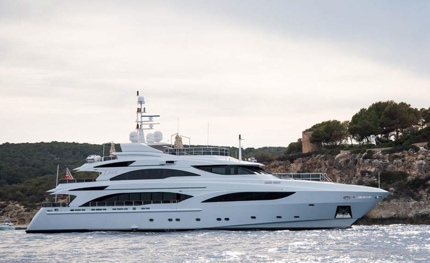 a yacht on the water aboard DIANE Yacht for Sale