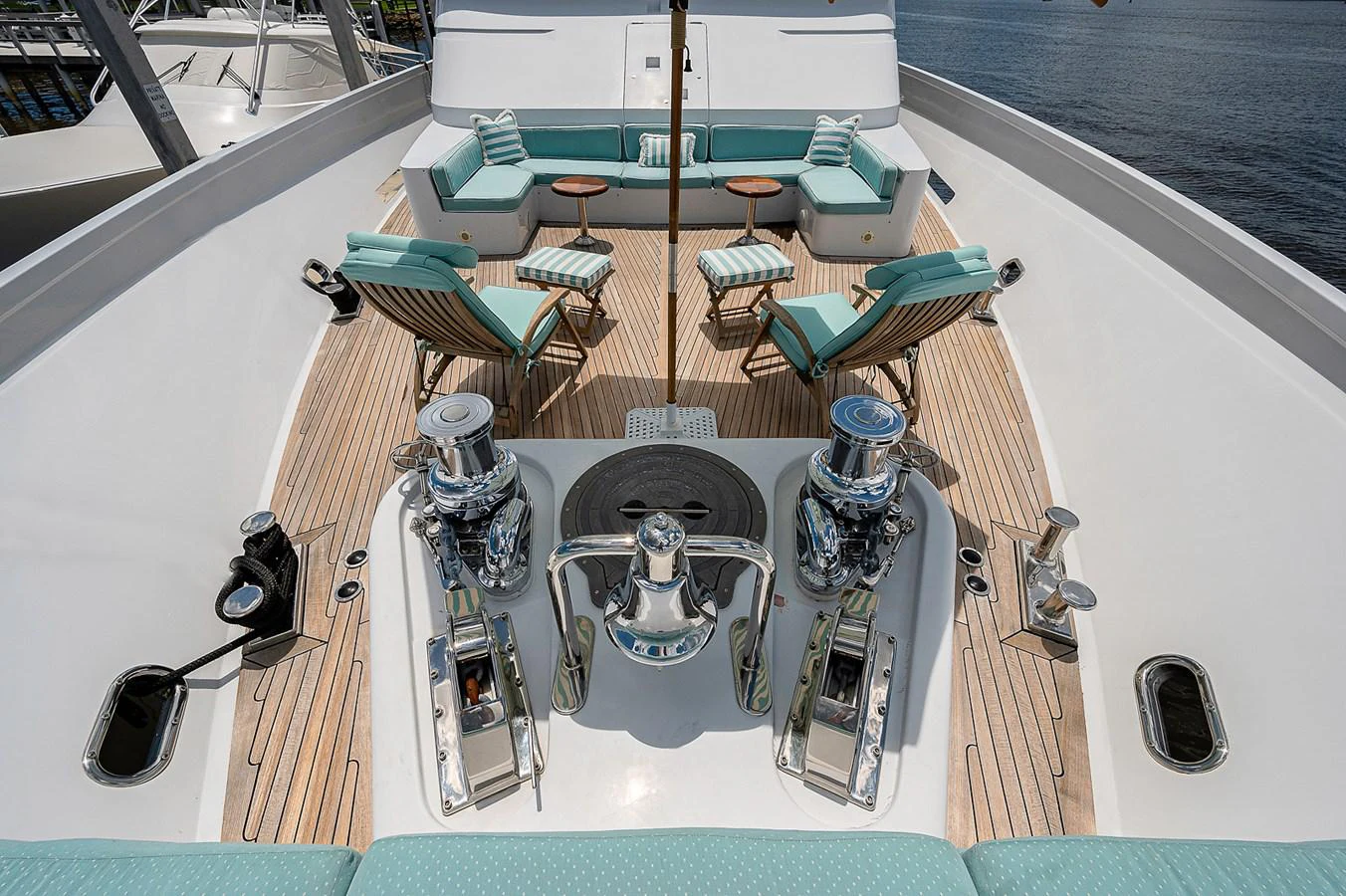 a model of a space ship aboard LA SIRENA Yacht for Sale