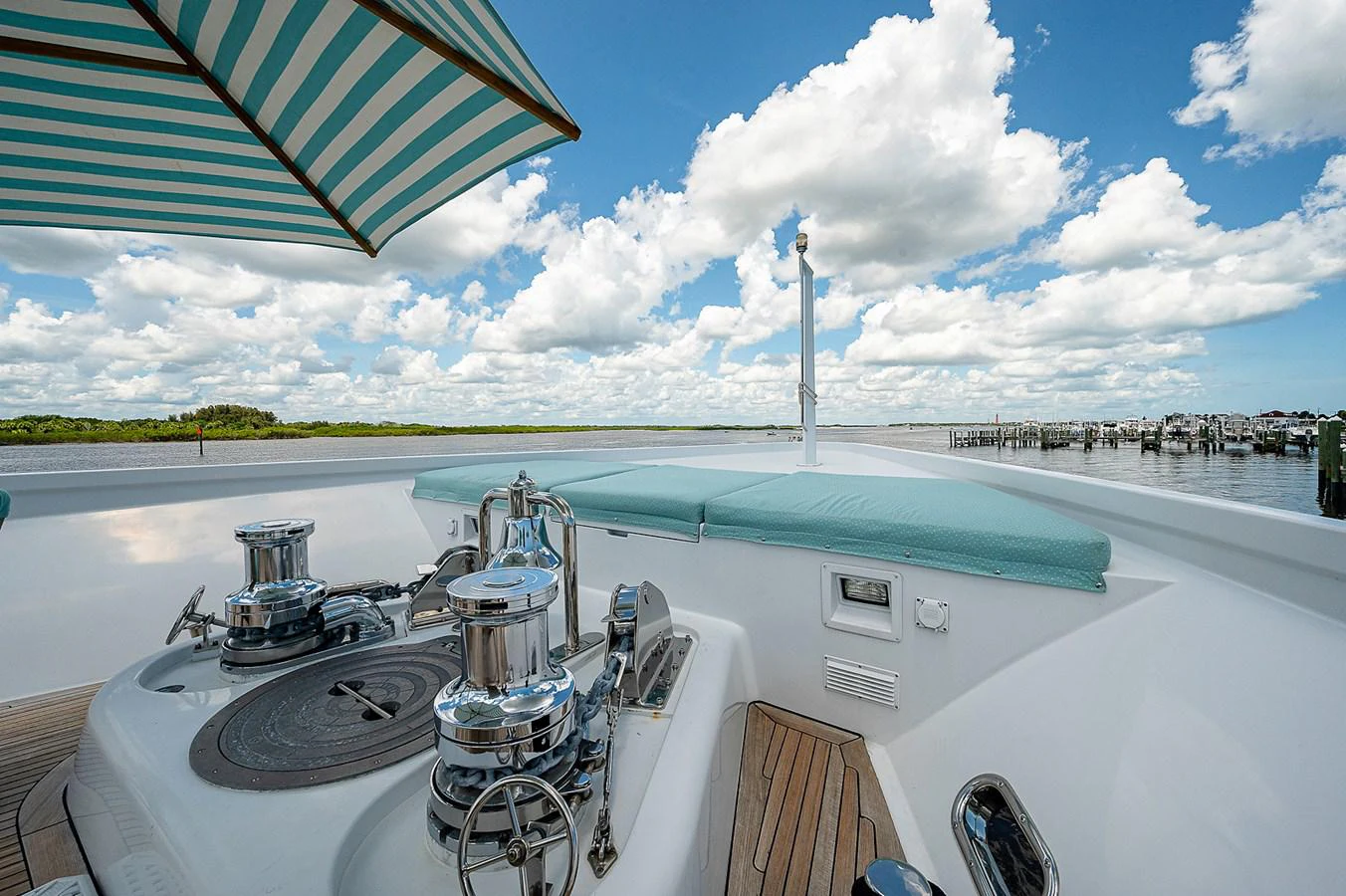 a boat on the water aboard LA SIRENA Yacht for Sale