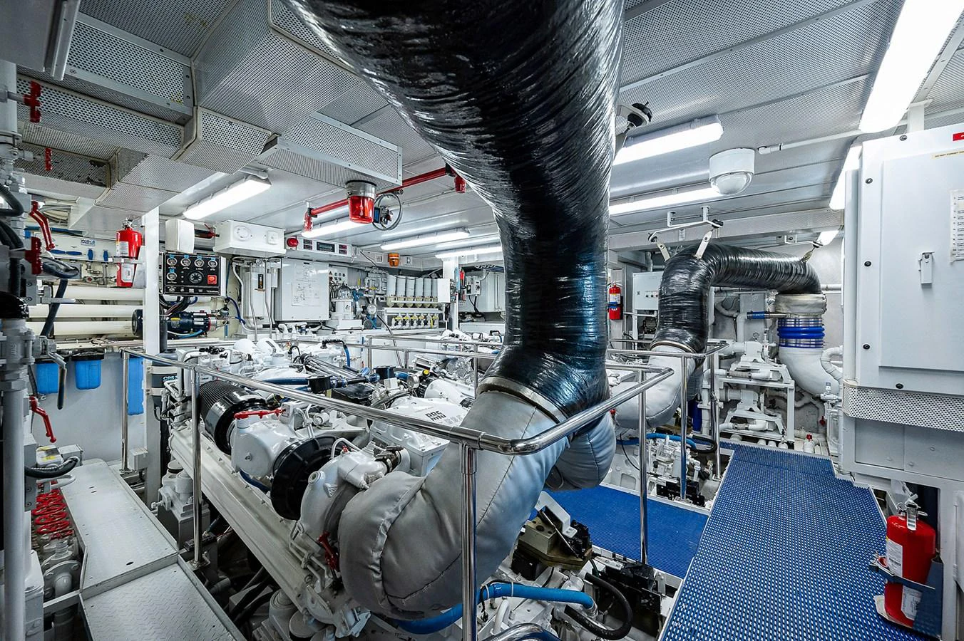 a close-up of a factory aboard LA SIRENA Yacht for Sale