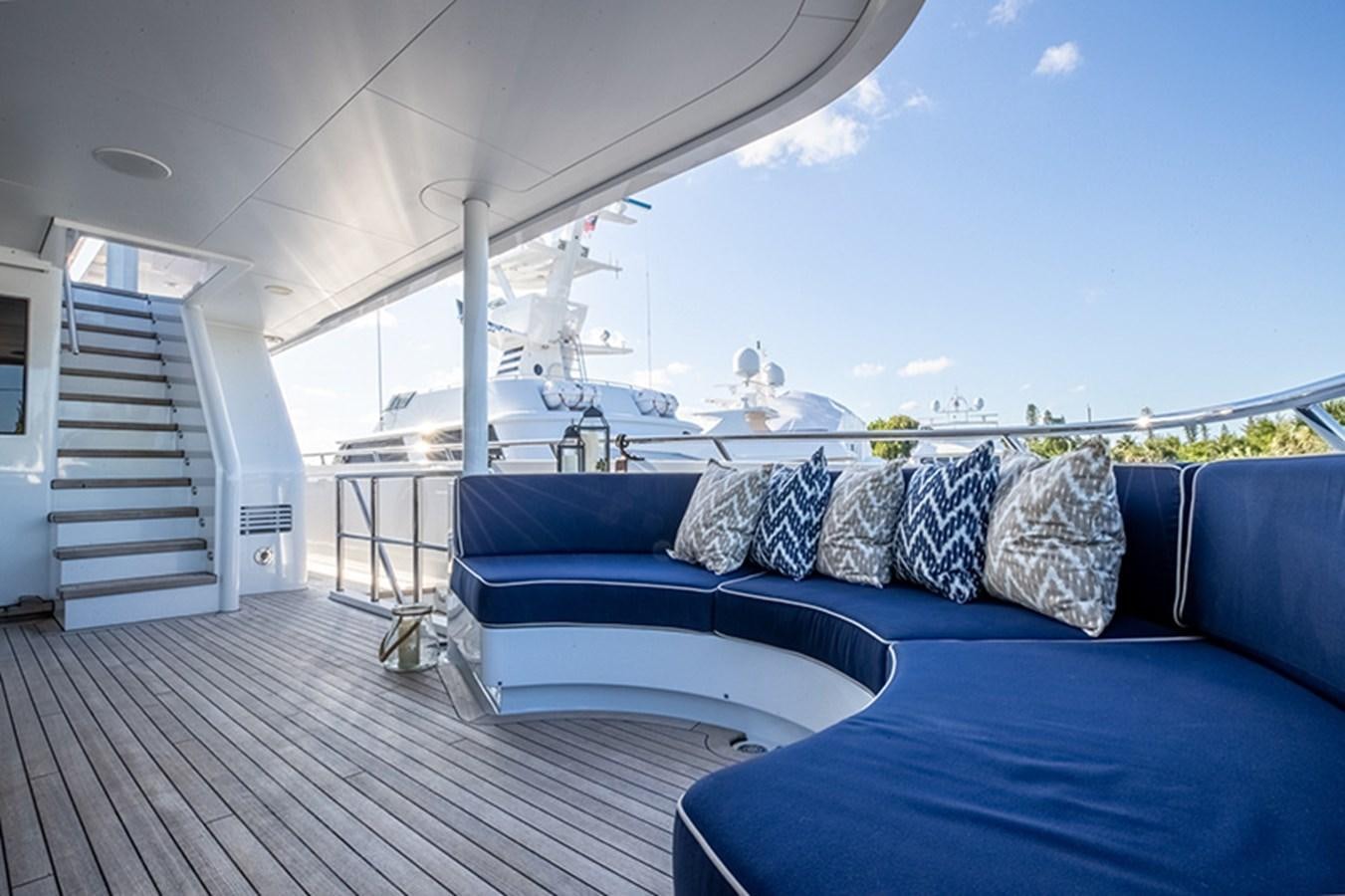 a boat on the water aboard NEVER ENOUGH Yacht for Sale