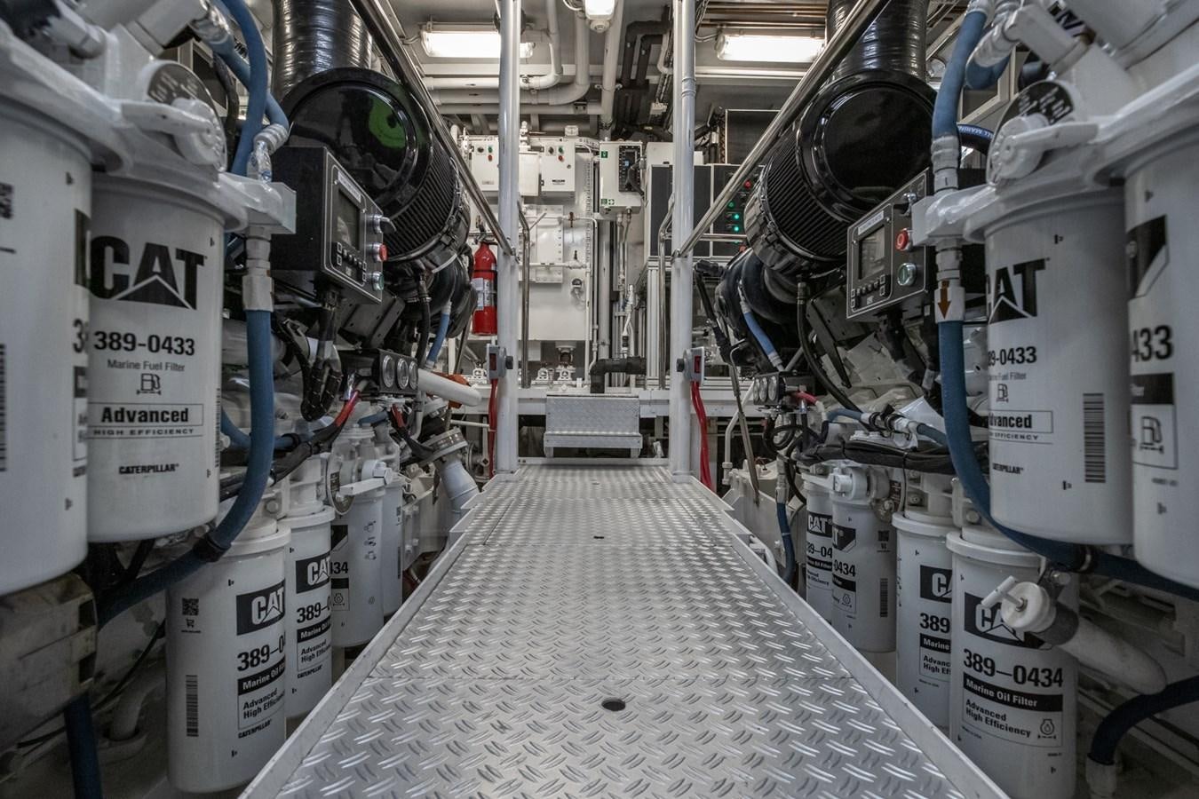 a factory with several machines aboard NEVER ENOUGH Yacht for Sale