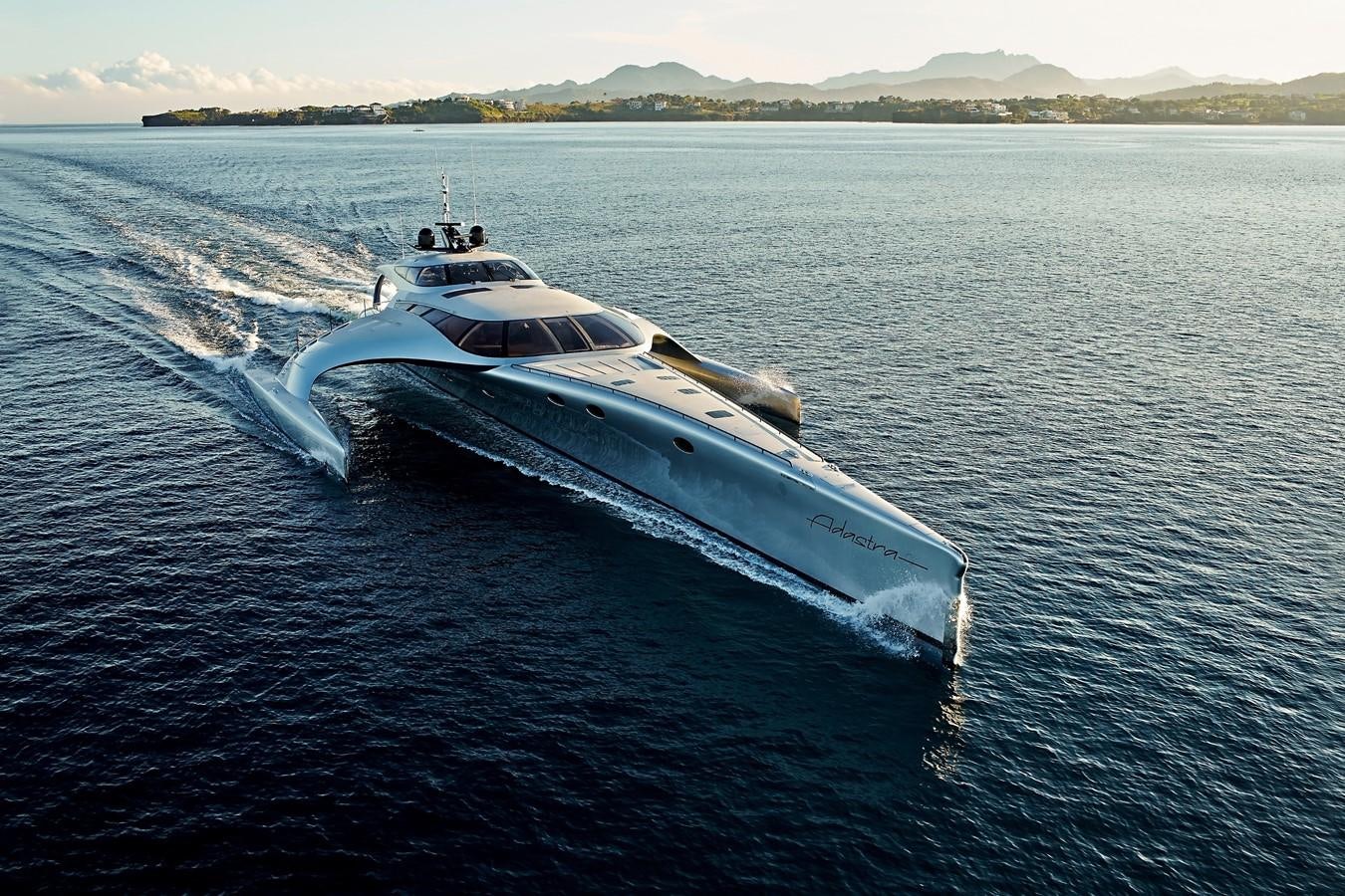 a boat on the water aboard ADASTRA Yacht for Sale