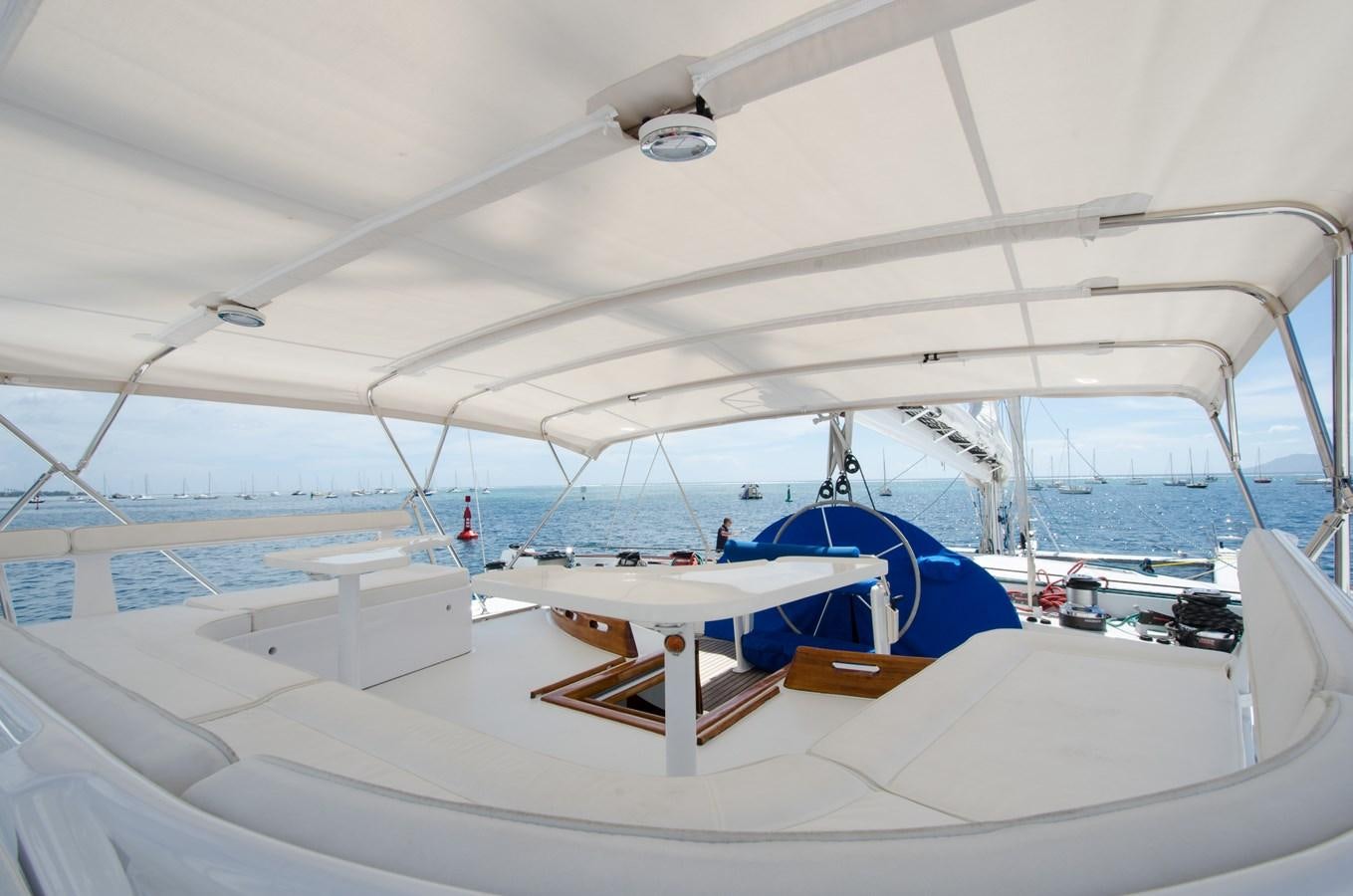 a boat on the water aboard DOUCE FRANCE Yacht for Sale