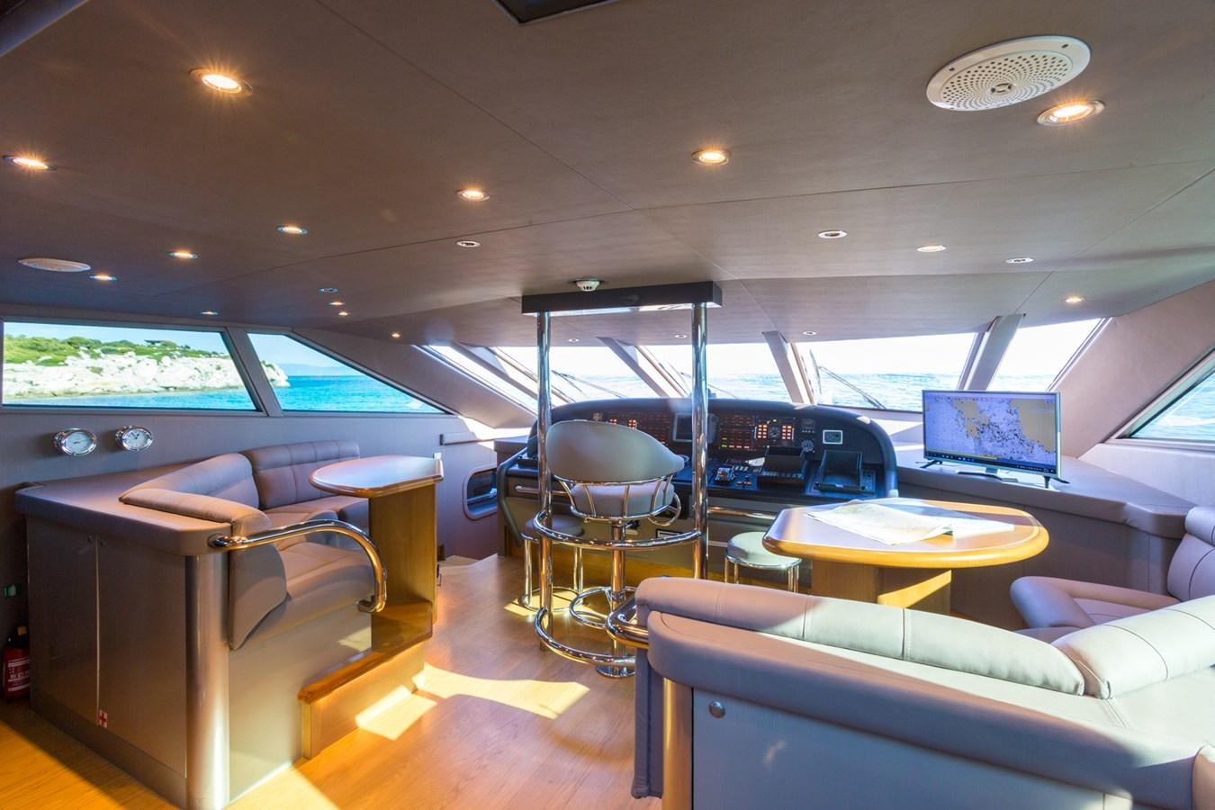 inside of a boat aboard AQUARELLA Yacht for Sale