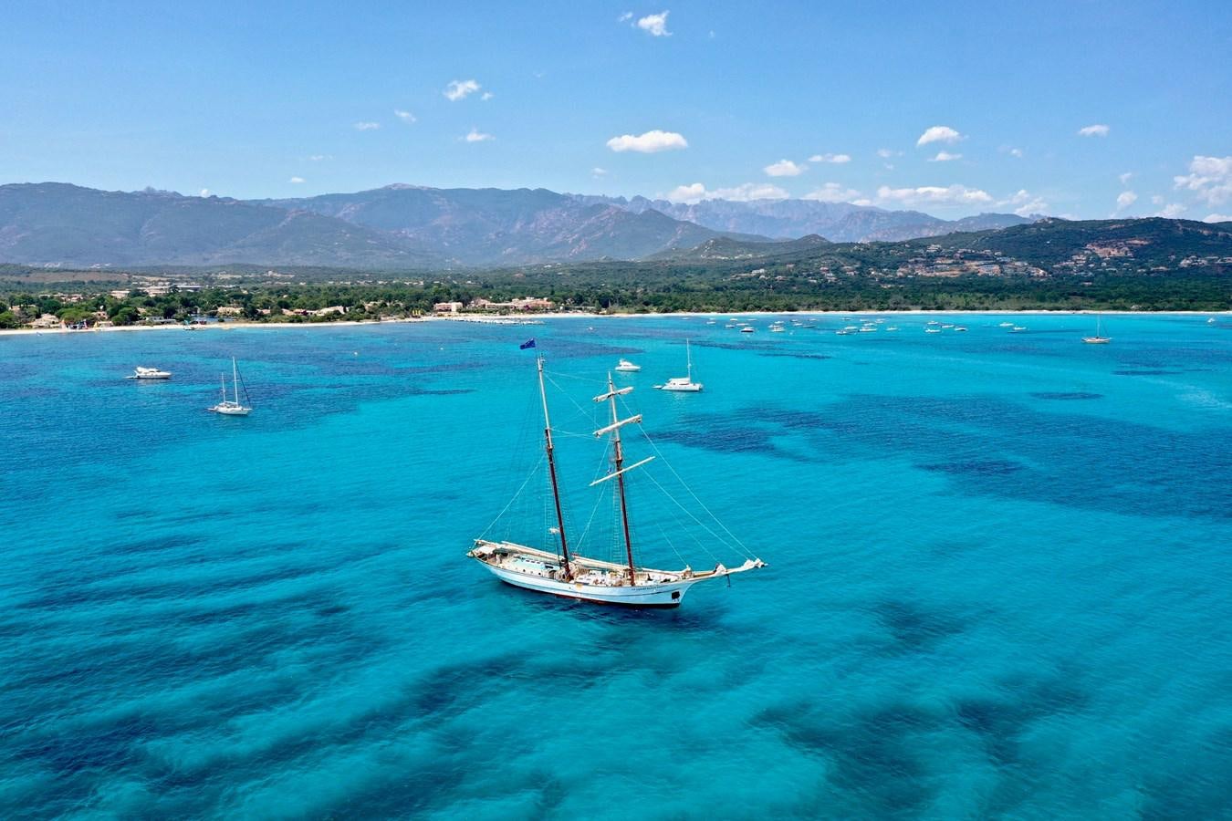 a boat in the water aboard SIR ROBERT BADEN POWELL Yacht for Sale