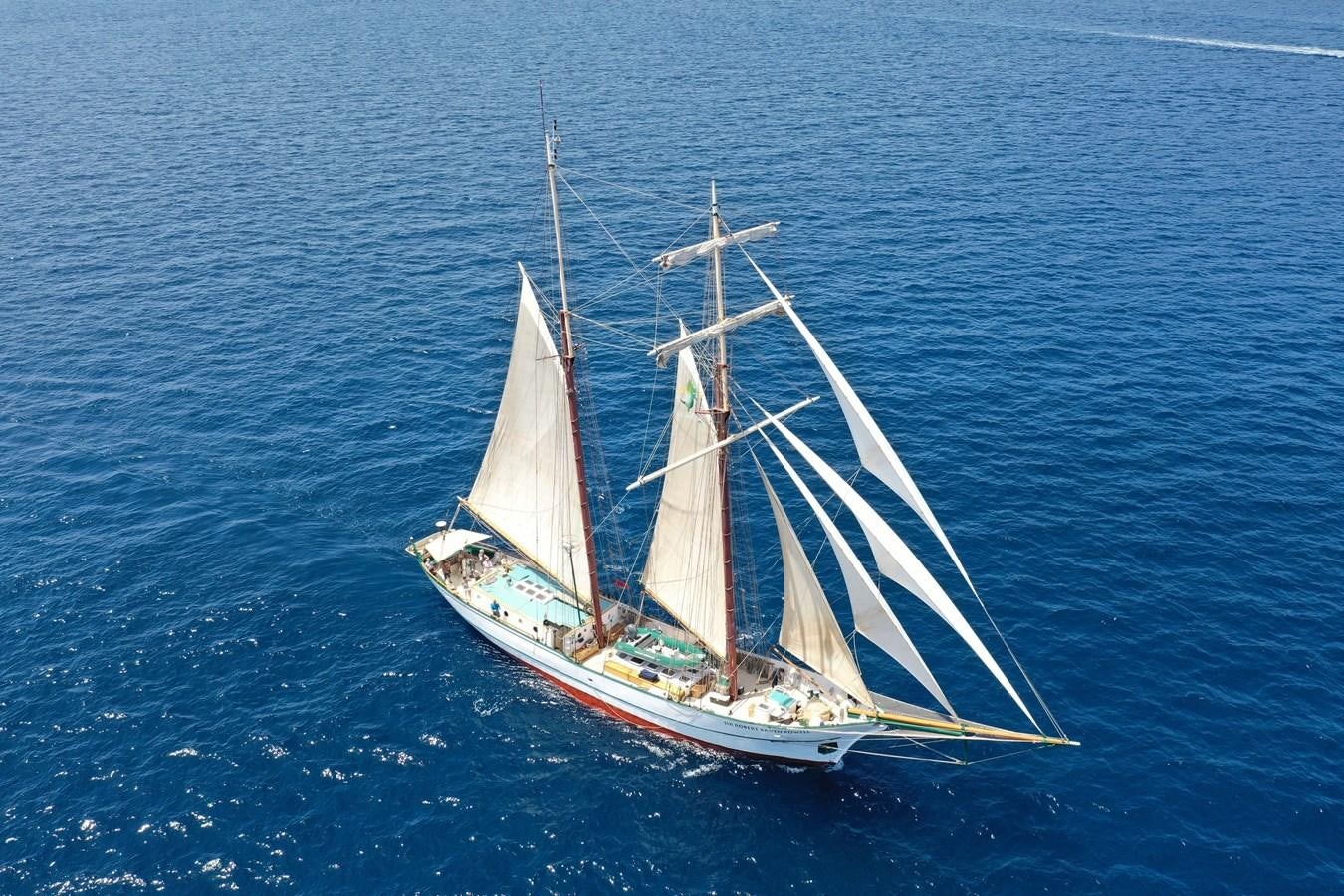 a sailboat in the water aboard SIR ROBERT BADEN POWELL Yacht for Sale