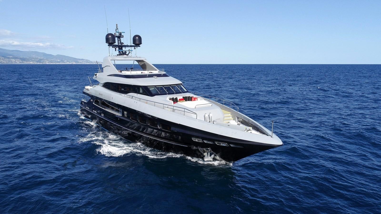 a boat in the water aboard MAESTRO Yacht for Sale