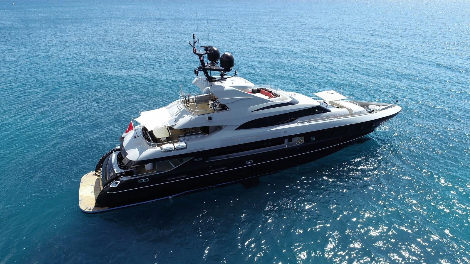 a boat in the water aboard MAESTRO Yacht for Sale