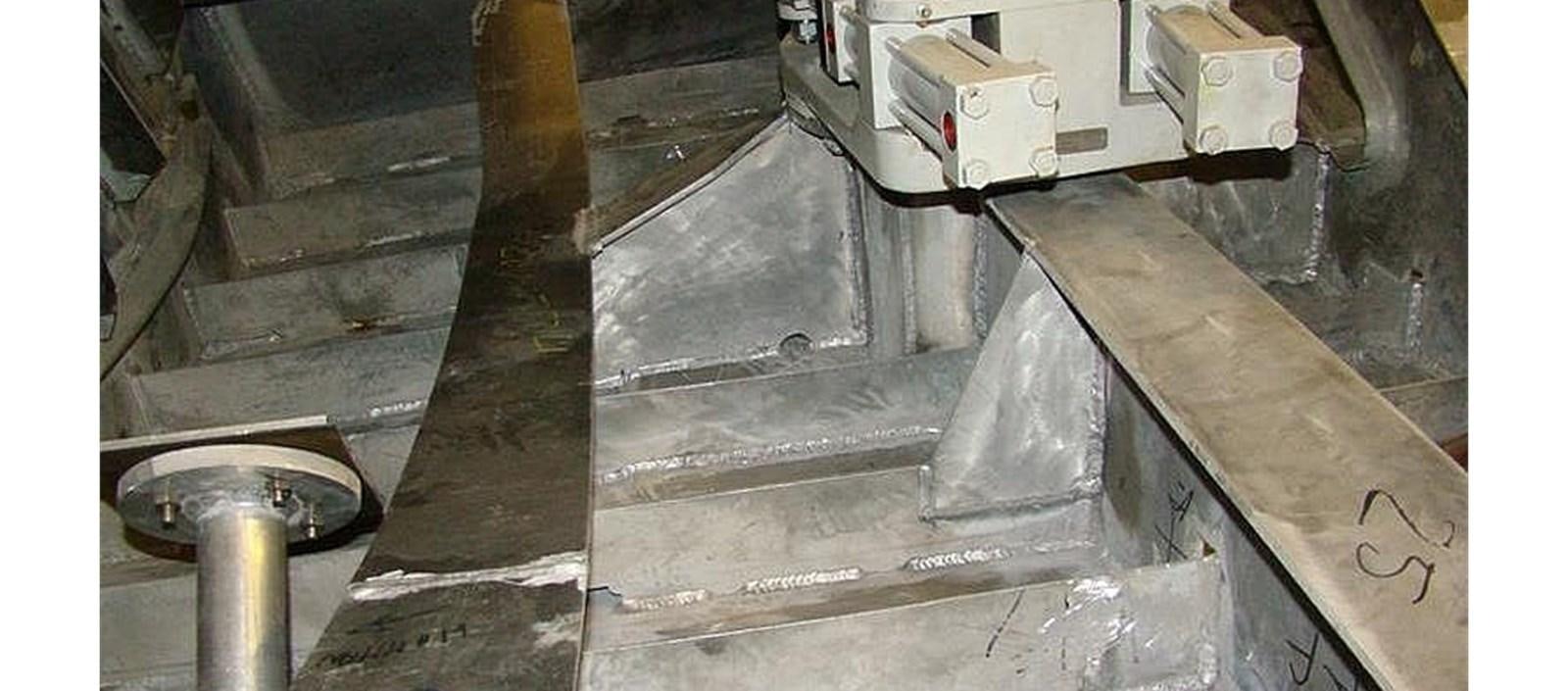 a metal grate in a factory aboard C-347 Yacht for Sale