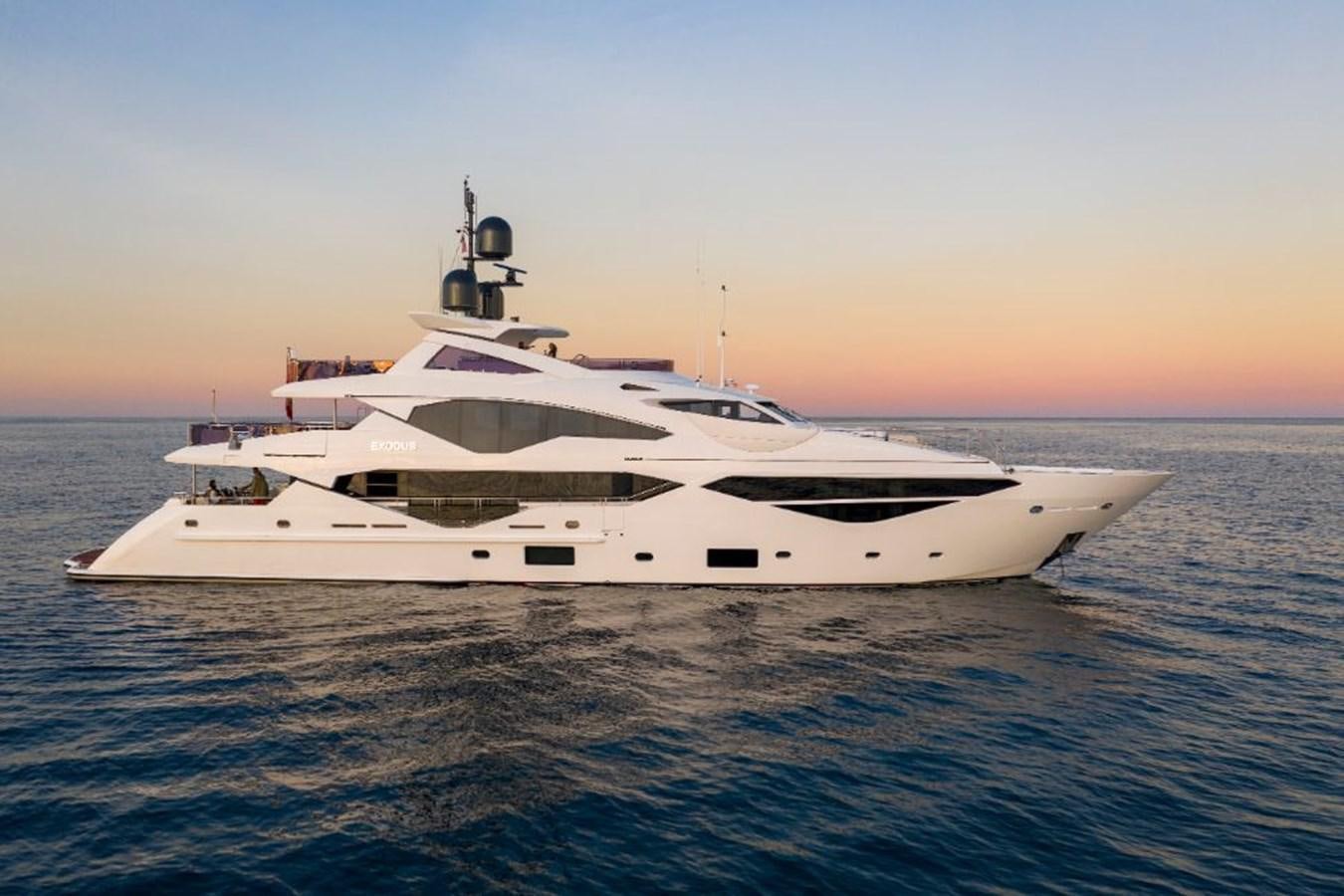 a white yacht in the water aboard SONISHI Yacht for Charter