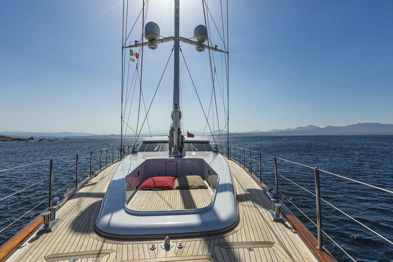 a boat on a dock aboard STATE OF GRACE Yacht for Sale