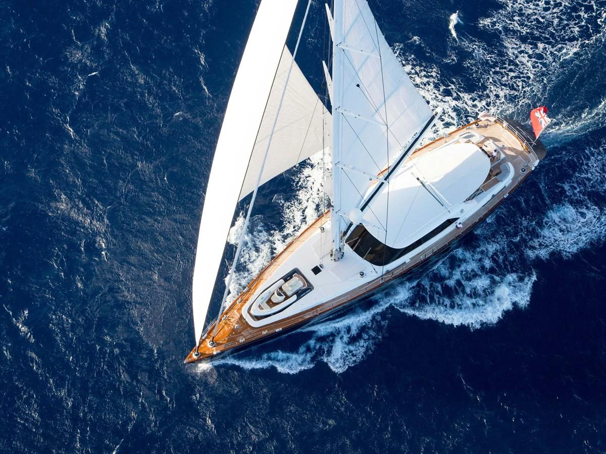 a boat in the water aboard STATE OF GRACE Yacht for Sale