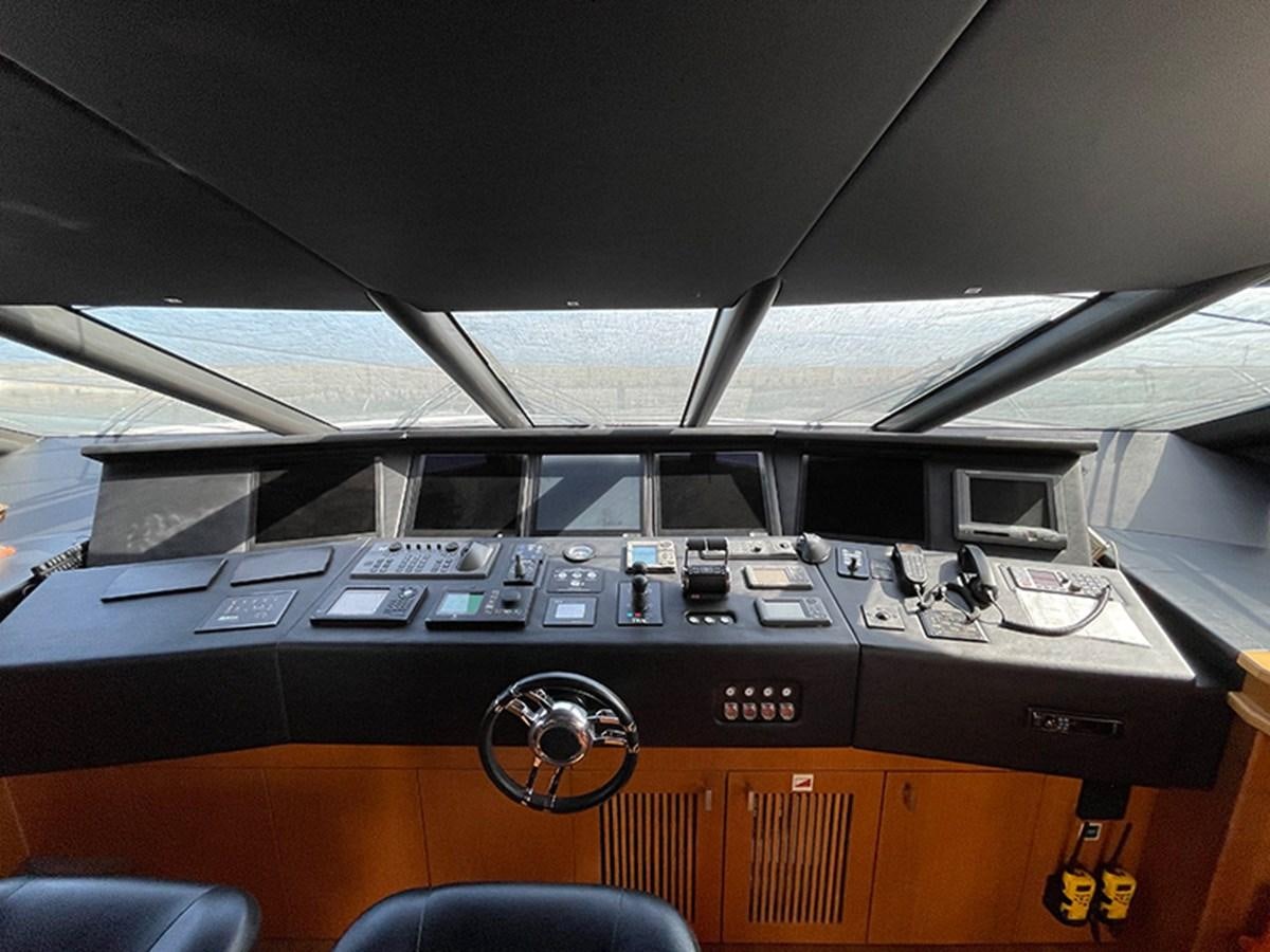 the inside of a vehicle aboard EVIL ZANA Yacht for Sale