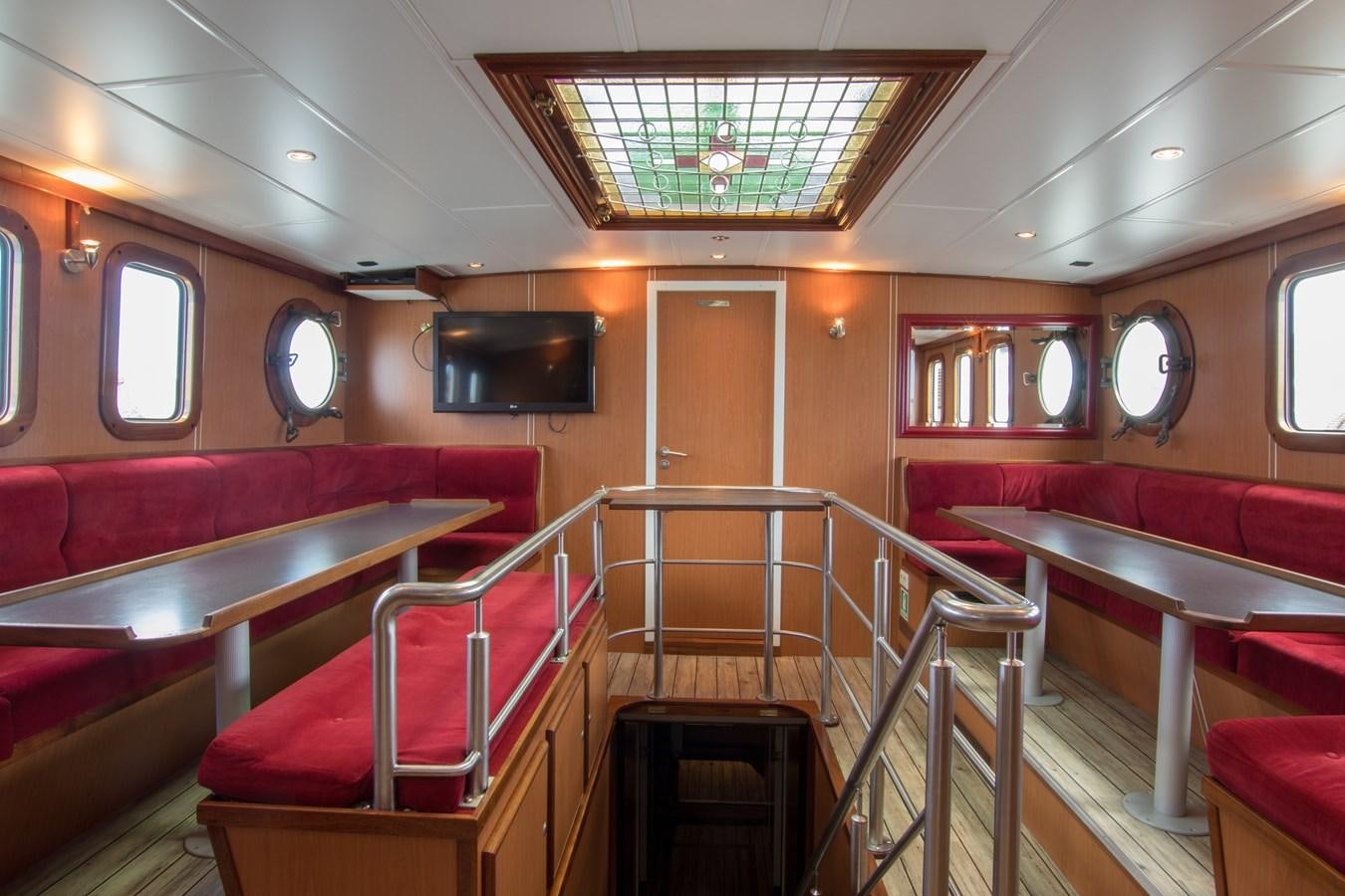 inside of a train aboard ELDORADO Yacht for Sale
