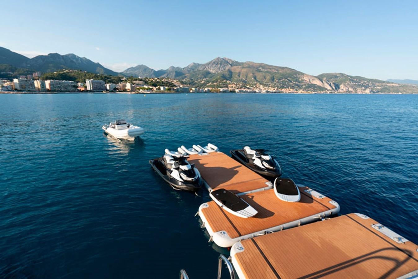 a boat on the water aboard SAFFURIYA Yacht for Sale