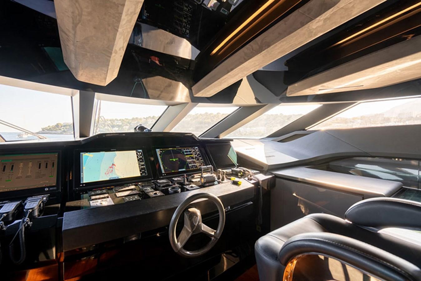 inside of a vehicle aboard SAFFURIYA Yacht for Sale