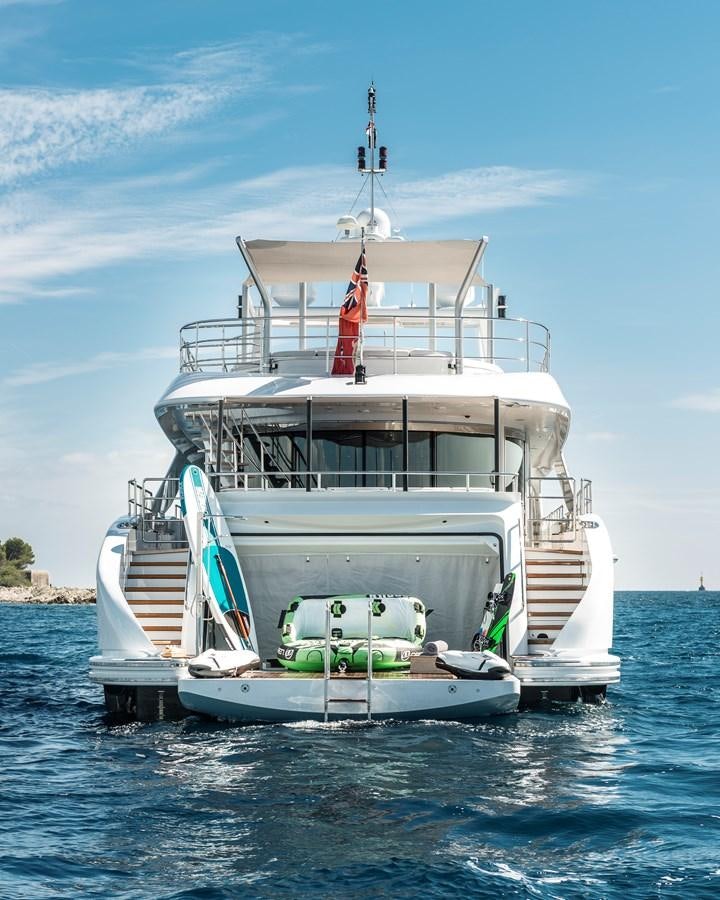 a boat on the water aboard ANGKALIA Yacht for Sale