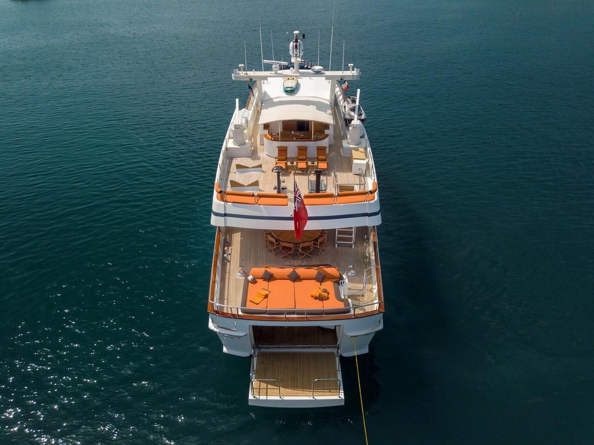 a boat in the water aboard FIORENTE Yacht for Sale