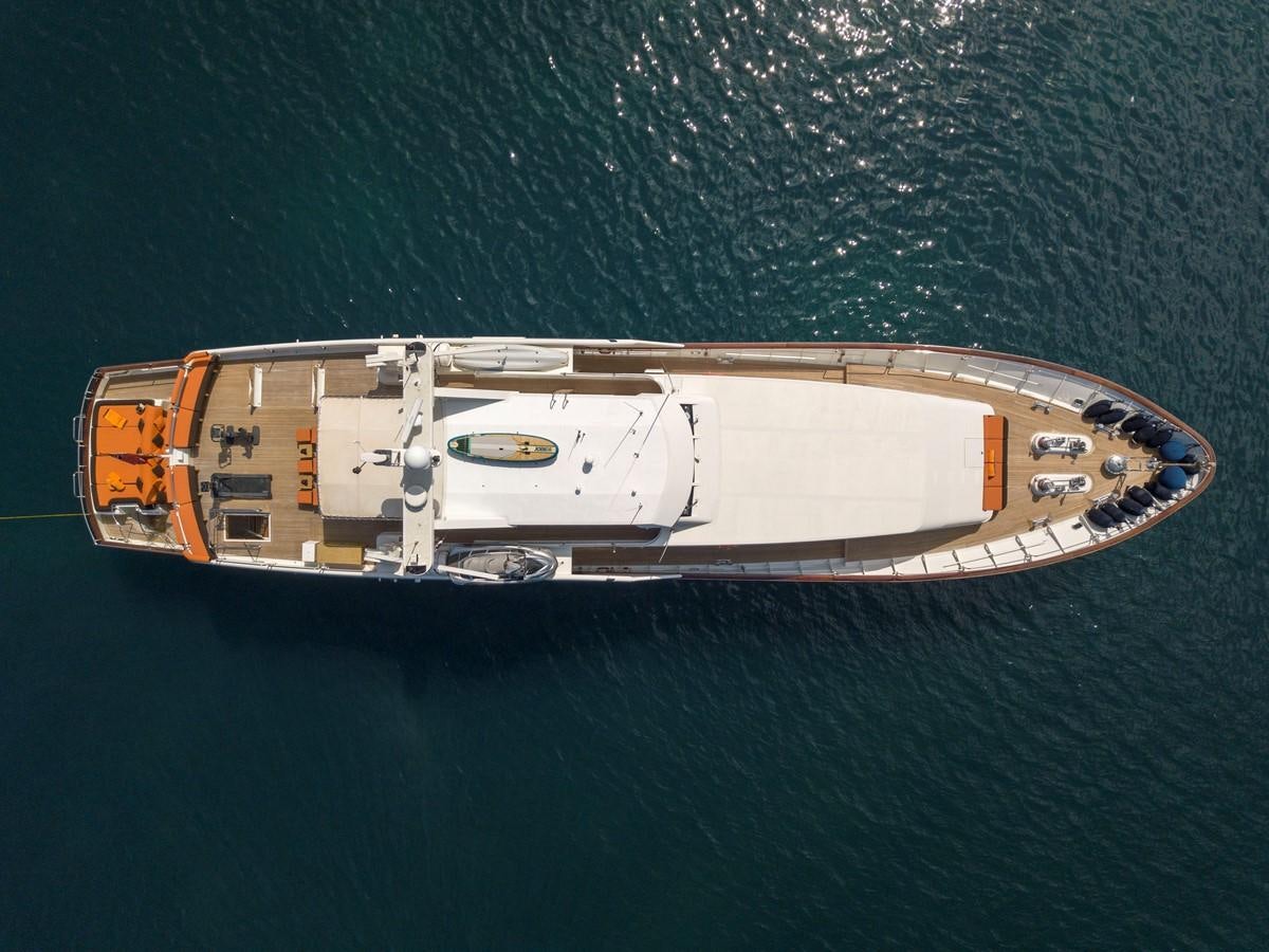 a ship in the water aboard FIORENTE Yacht for Sale