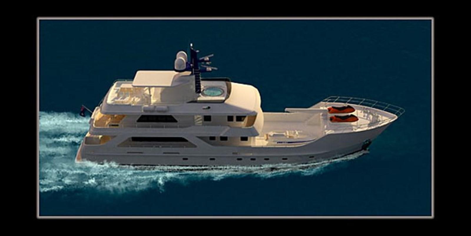 a white yacht in the water aboard INACE YACHTS 126' AFT HOUSE EXPLORER YACHT Yacht for Sale