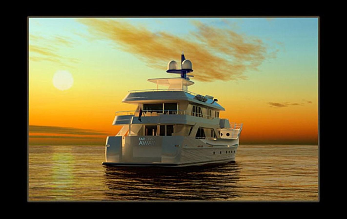 a boat in the water aboard INACE YACHTS 126' AFT HOUSE EXPLORER YACHT Yacht for Sale