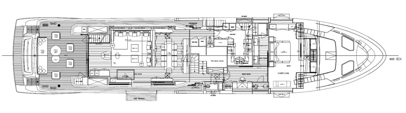 diagram, schematic aboard TOUTE SWEET Yacht for Sale