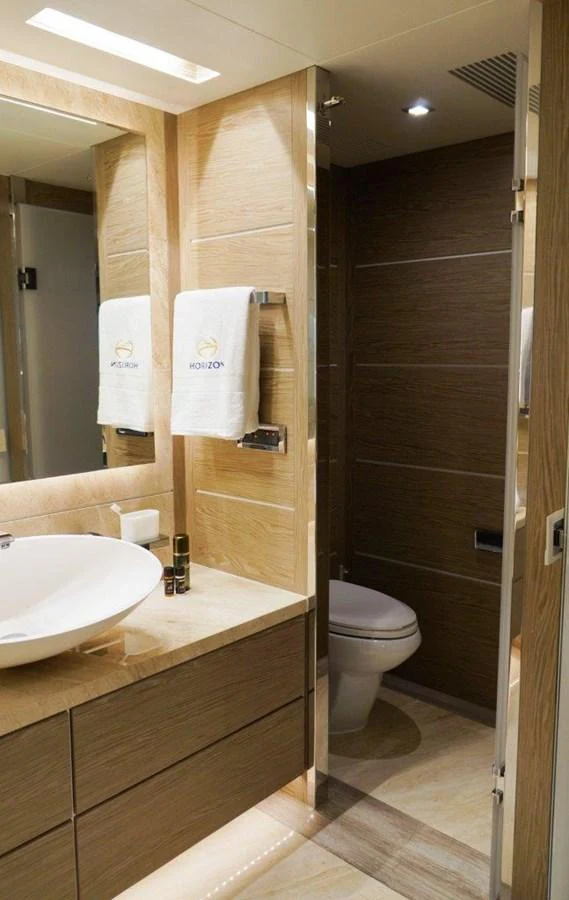 a bathroom with a sink and a toilet aboard RP120 (NEW BOAT SPEC) Yacht for Sale