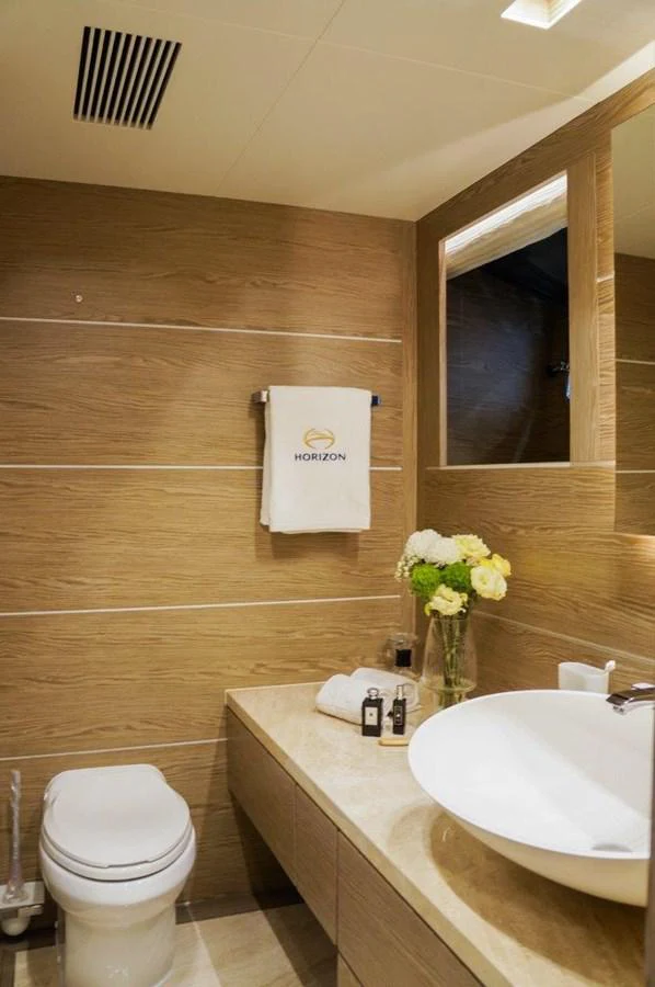 a bathroom with a sink and toilet aboard RP120 (NEW BOAT SPEC) Yacht for Sale