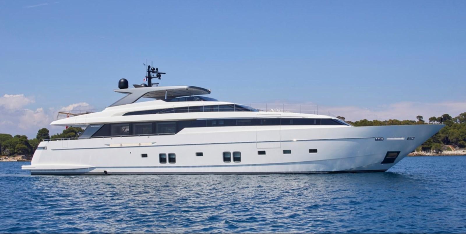 a white yacht in the water aboard CAIA S Yacht for Sale