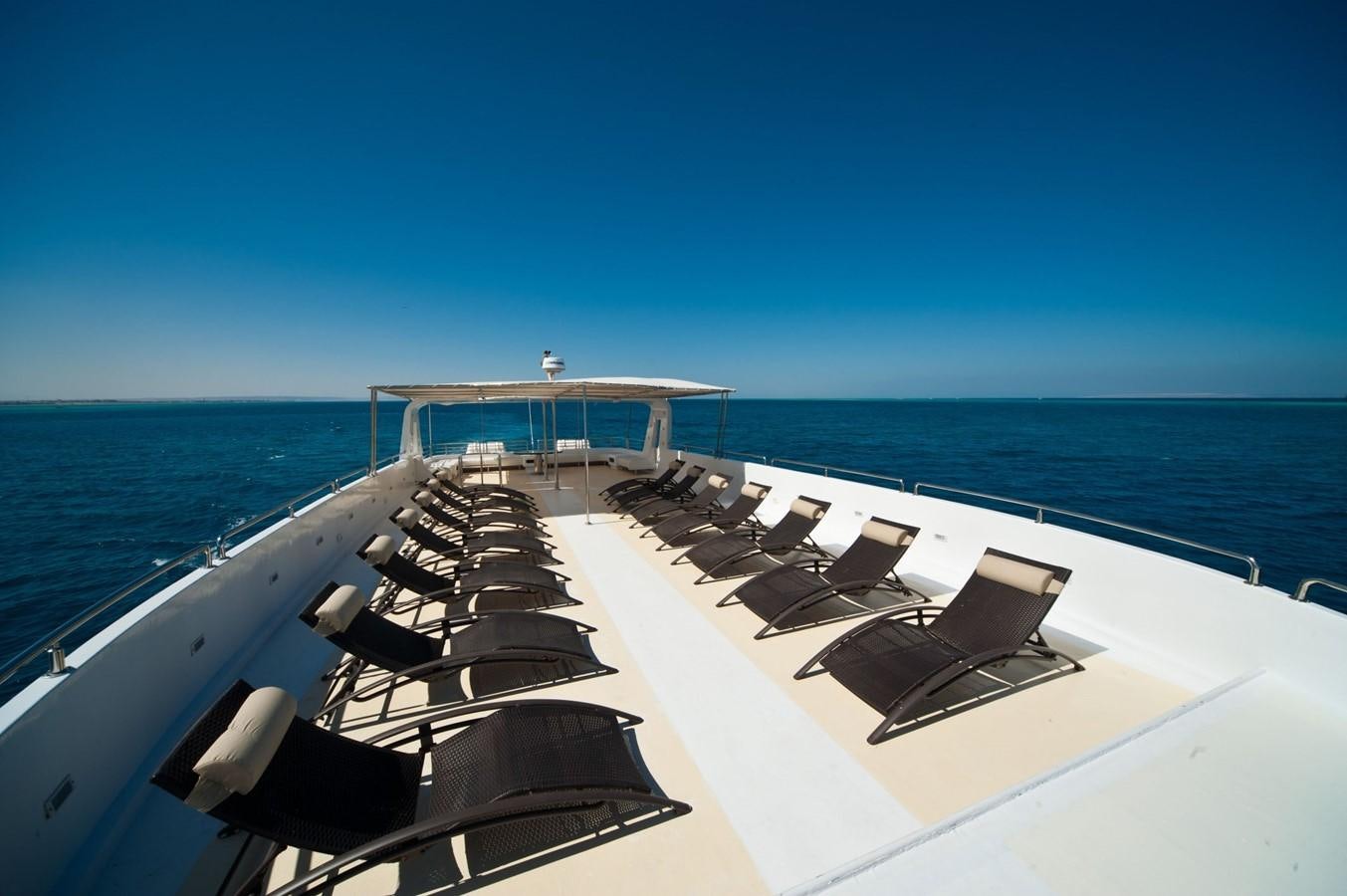 a boat on the water aboard BETELGUESER Yacht for Sale
