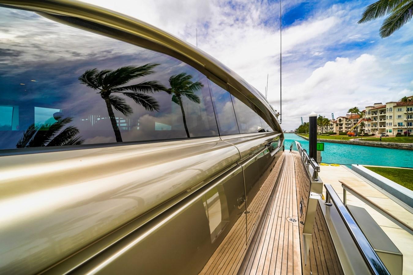 a view of a boat on the water with a tree in the back aboard DIAMOND Yacht for Sale
