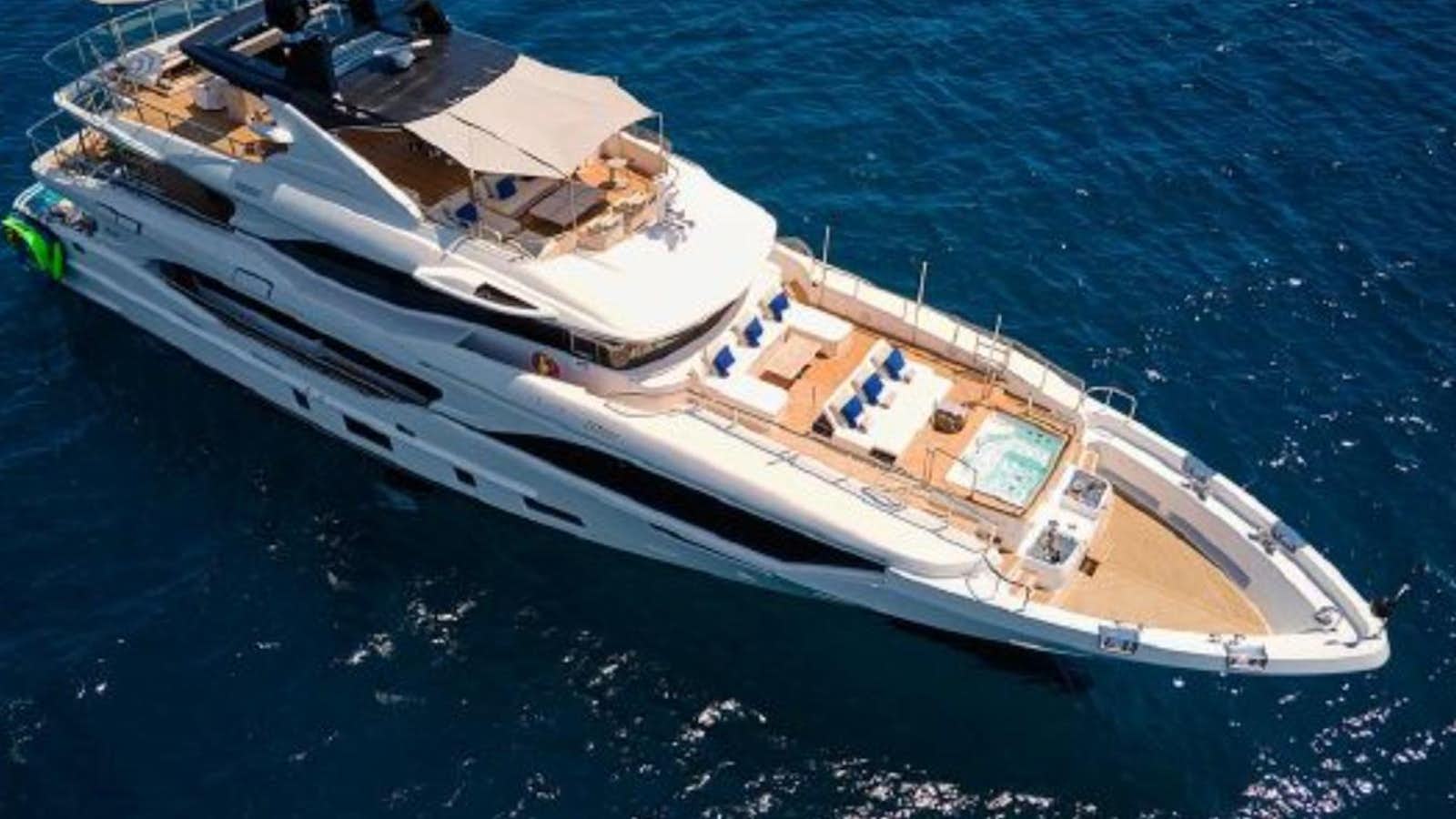 a boat on the water aboard 2018 BENETTI MEDITERRANEO 116 - VIRGIN ISLANDS Yacht for Sale