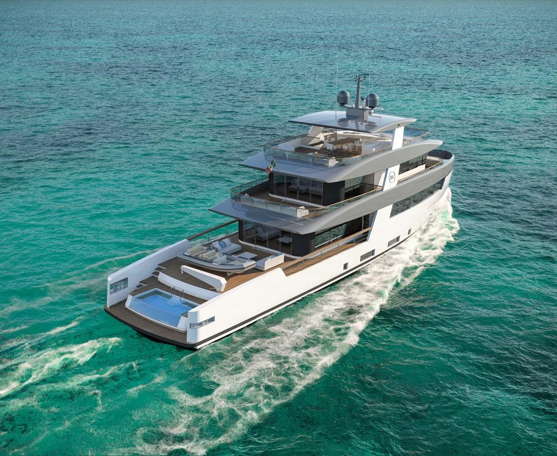 a ship in the water aboard 35M CECCARELLI EXPLORER YACHT Yacht for Sale