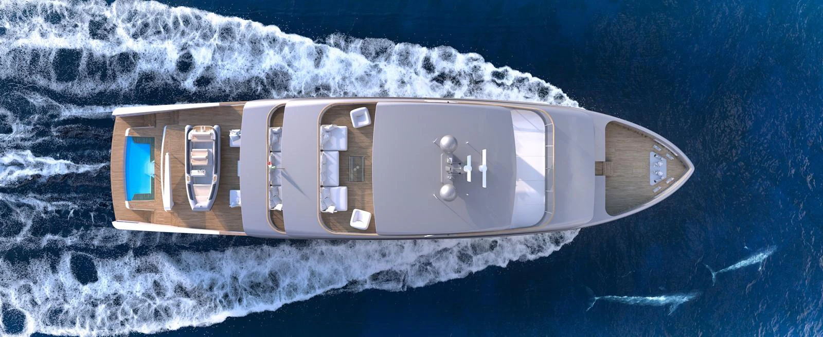a satellite in space aboard 35M CECCARELLI EXPLORER YACHT Yacht for Sale