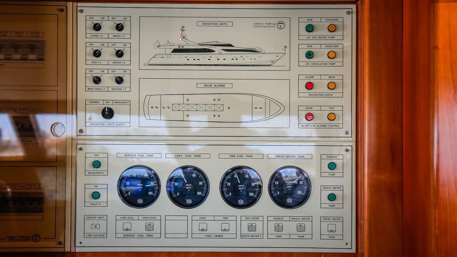 a white electronic device aboard HUNTER Yacht for Sale