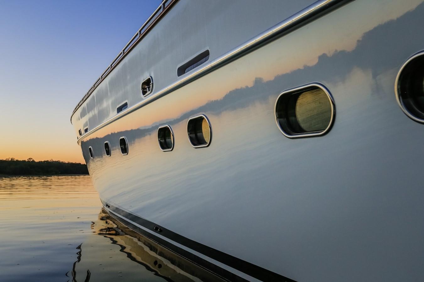 a close-up of a boat aboard HUNTER Yacht for Sale