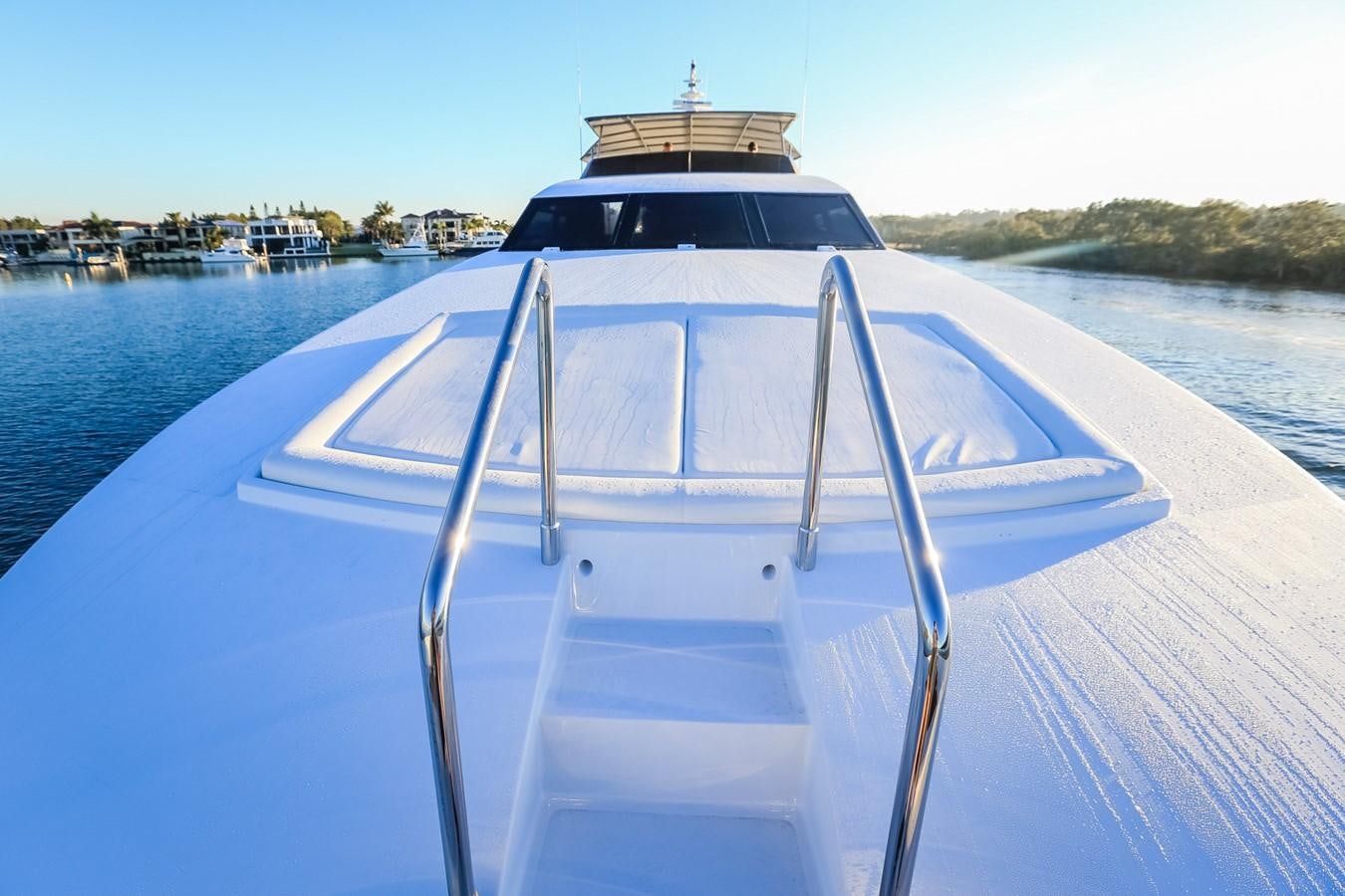 a boat on the water aboard HUNTER Yacht for Sale