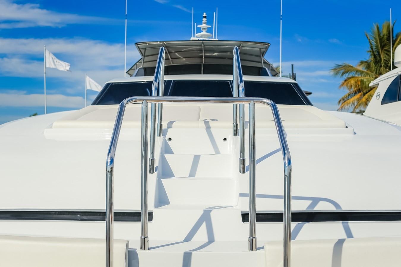 a boat on a dock aboard HUNTER Yacht for Sale