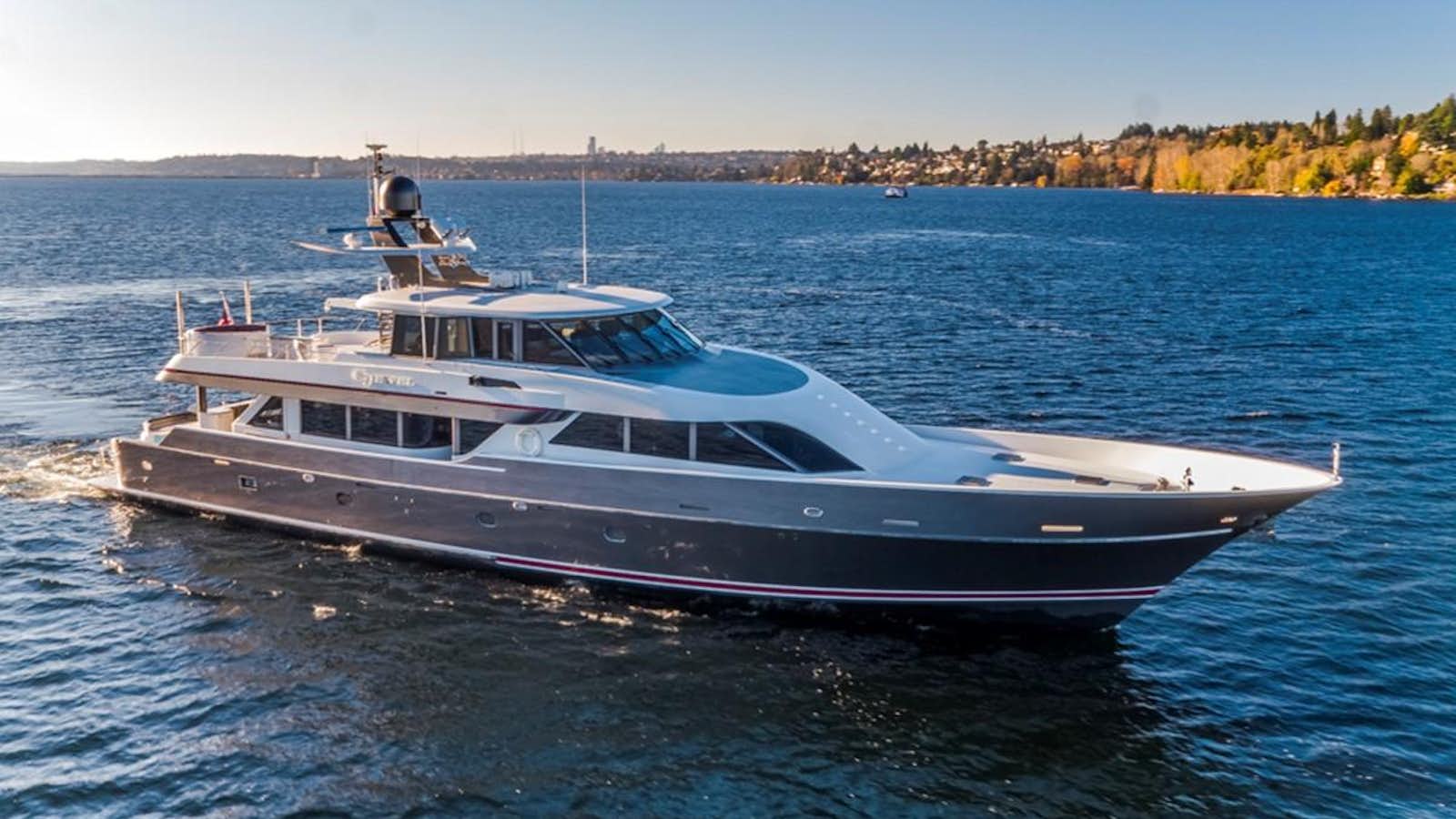a boat on the water aboard C JEWEL Yacht for Sale