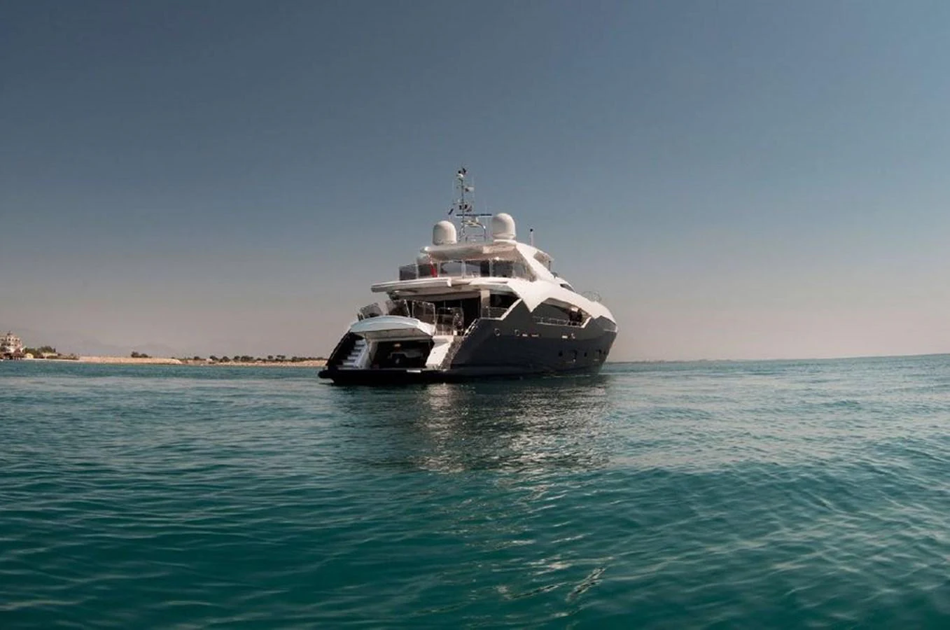 a boat in the water aboard SUN FLOWER Yacht for Sale