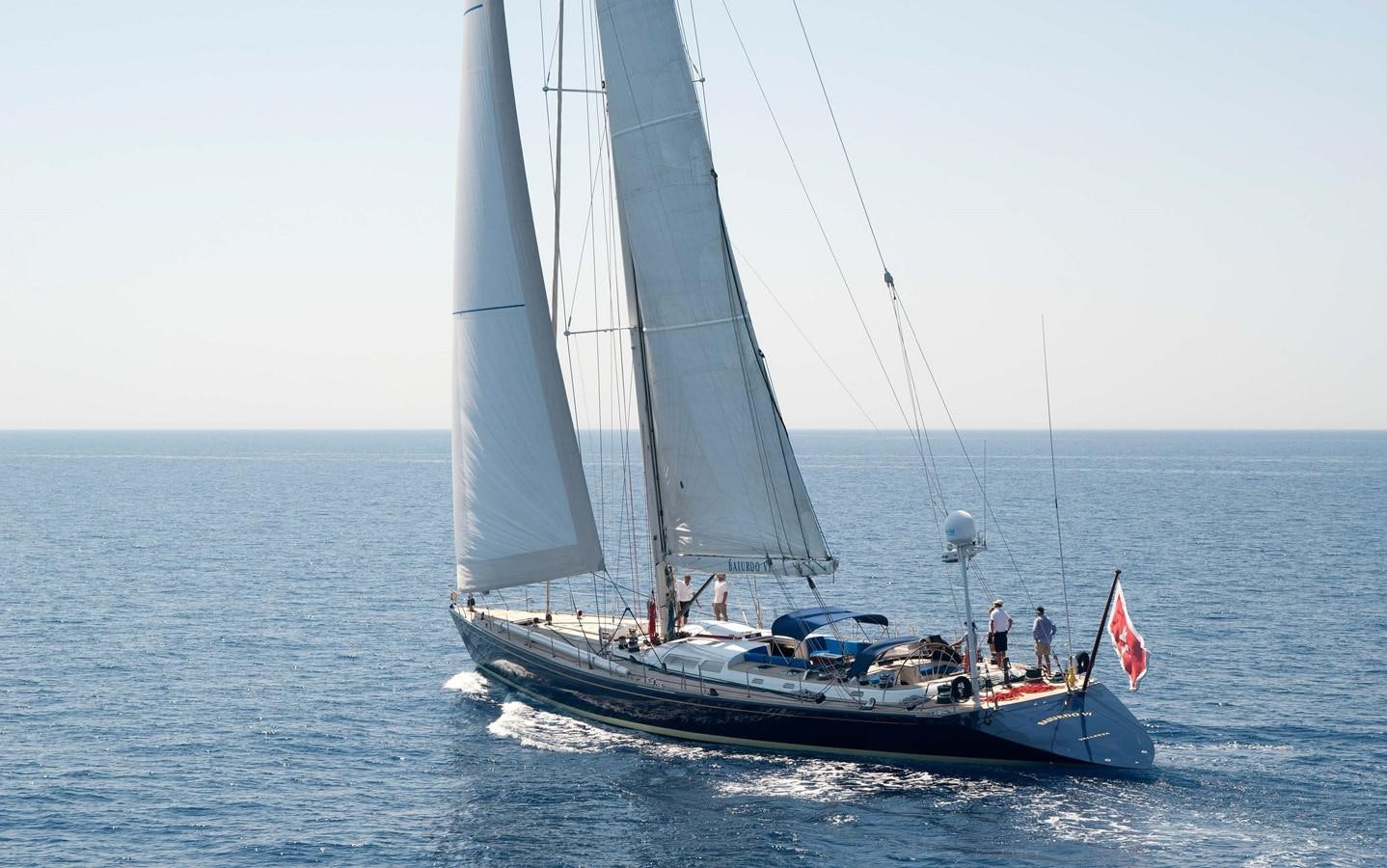 a sailboat on the water aboard BAIURDO VI Yacht for Sale