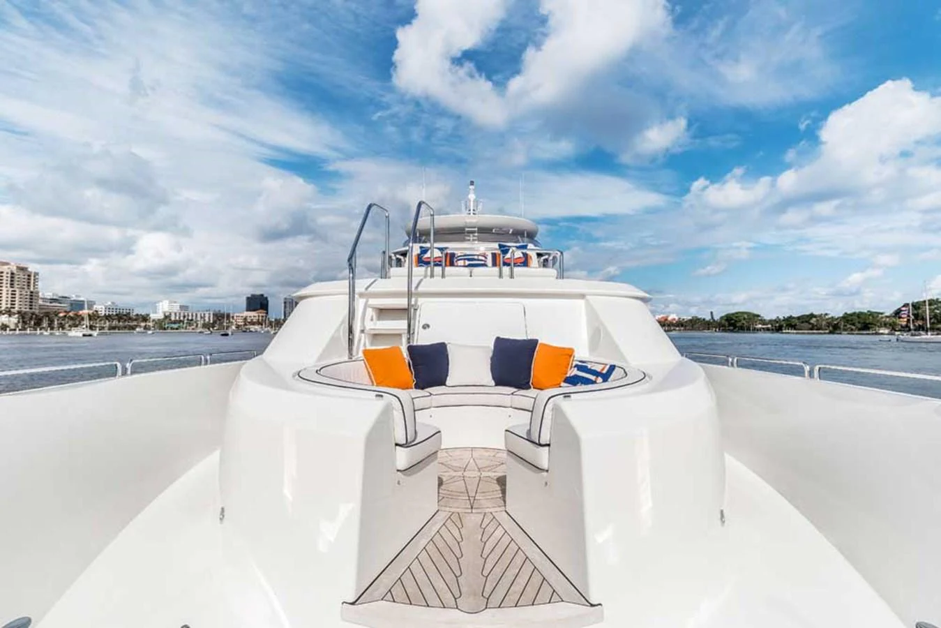 a boat on a body of water aboard OUR HERITAGE Yacht for Sale