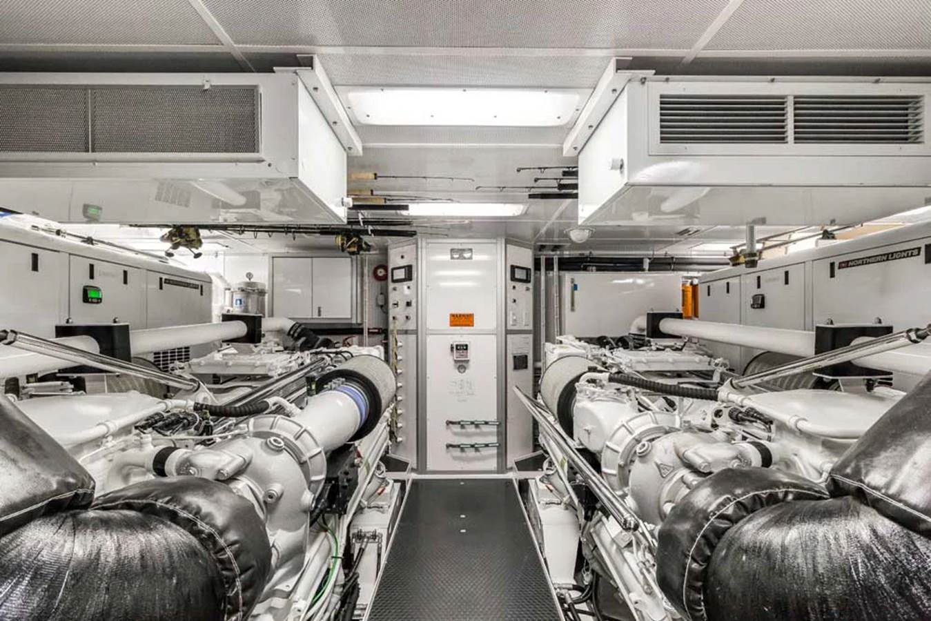 a room with machinery aboard OUR HERITAGE Yacht for Sale